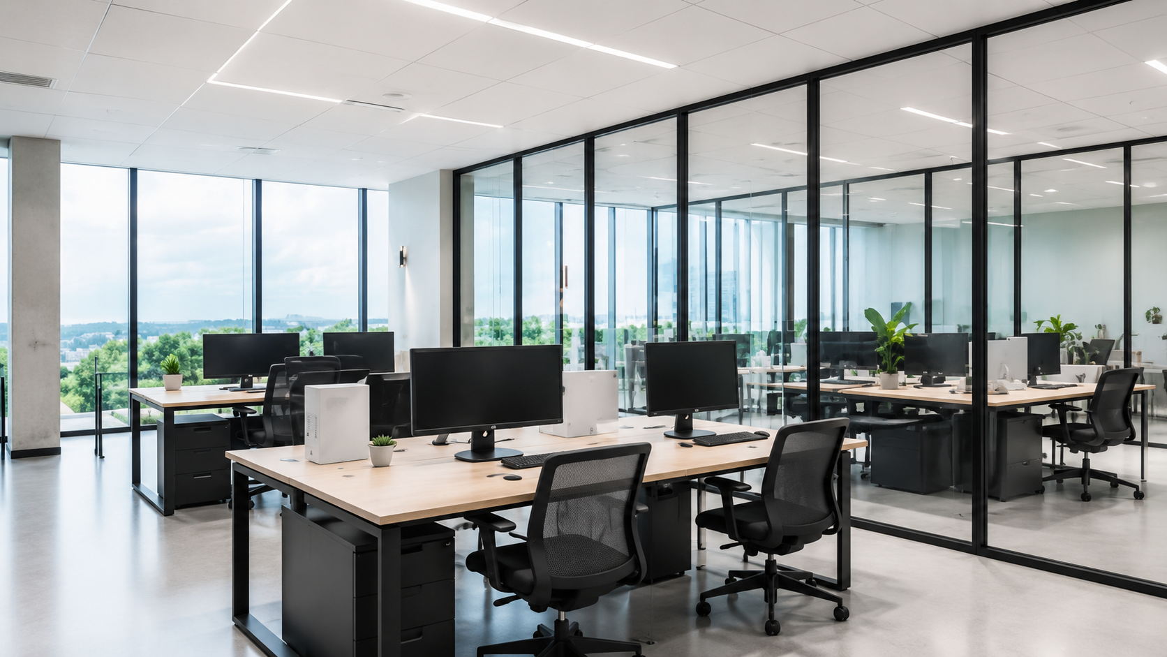 Oficinas con climatización multisplit